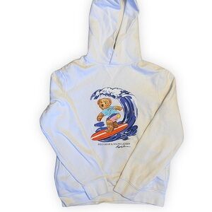 VINTAGE 1992 Polo Ralph Lauren Polo Bear Surfing Hoodie